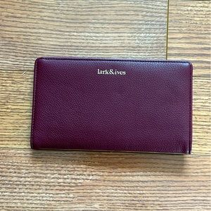 NWT Slim Vegan Leather Wallet